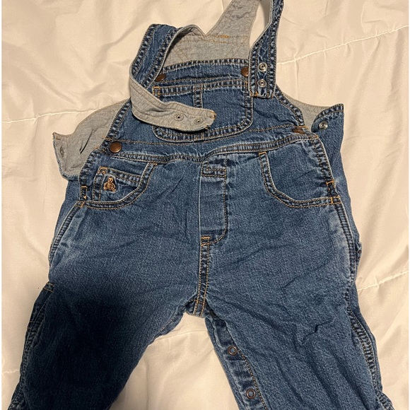 GAP Bottoms Baby Gap Overalls Lined Denim Poshmark